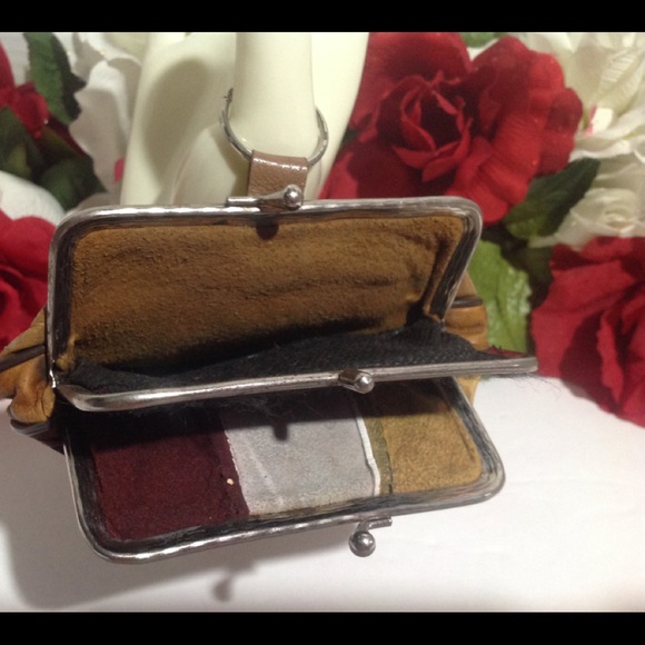 VTG Paris France Leather Souvenir Coin Purse - Picture 5 of 16